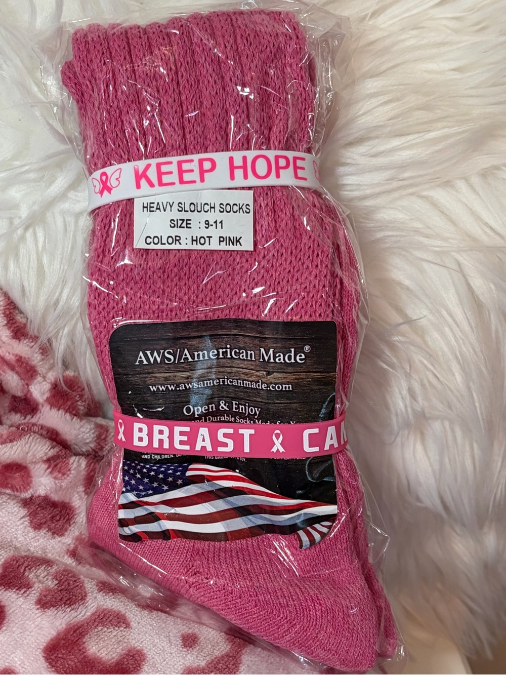 Creme Shop Pusheen Hand Creme, Pink Fuzzy Leopard Lounge Pants & Slouchy Socks - Picture 4 of 8